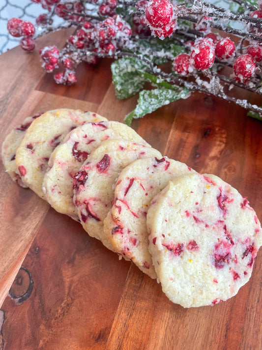 Cranberry Orange Shortbread